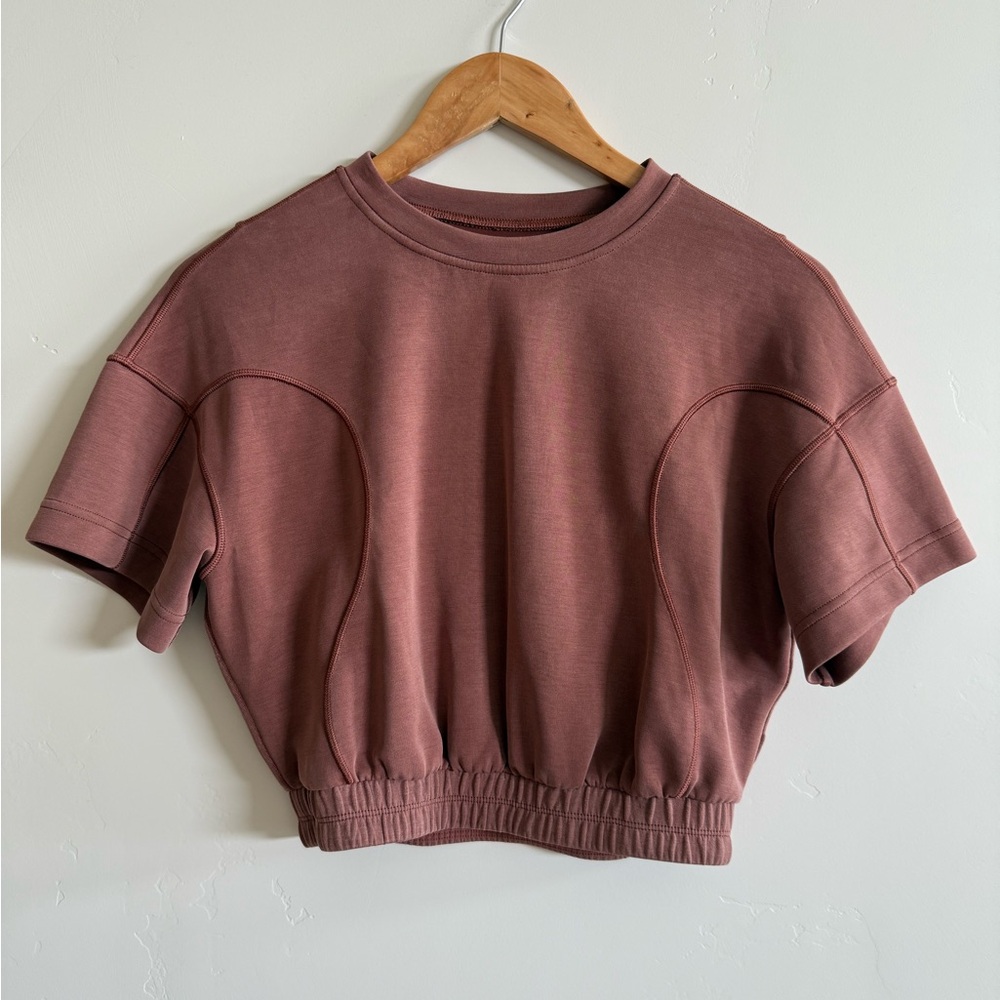Lululemon Brown Crop Shirt